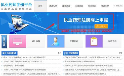 执业药师注册平台官网入口指南