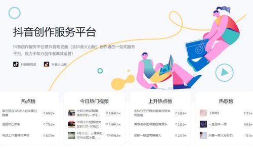 抖音创作服务平台入口详解：功能与使用指南